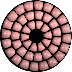 Diamantierte Schleif- und Polierpads, ∅ 50 mm, Korn 50, 3 Stück