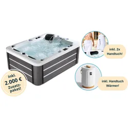 Whirlpool balearis® PRO 3 - Dark + 2x Handtuch und Wärmer