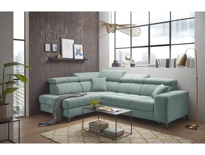 ED EXCITING DESIGN Ecksofa Sydney, mit elektrischer Sitzverbreitung oder Schlaffunktion