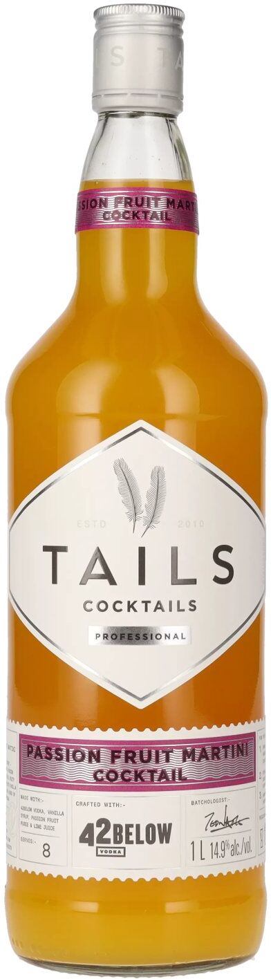TAILS Cocktails Professional Passion Fruit Martini 14,9% Vol. 1l