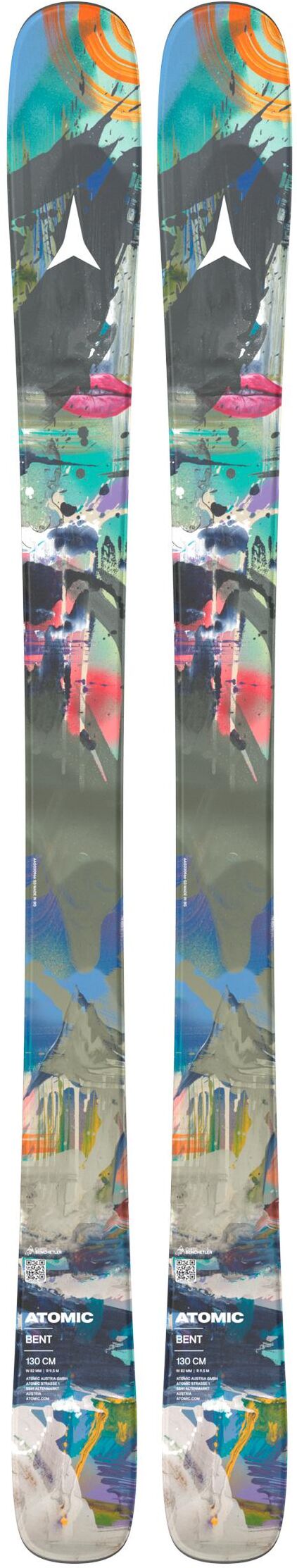 Atomic  - Pack Ski Bent Jr 140-150 - 140 + Colt 7 Gw Black Grey B90 - Ski