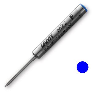 Lamy Kugelschreiberminen M22, fein, Kugelschreiber-Compactmine, F, blau