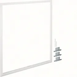 Hager FZ44B Blendrahmen, universZ, 4-feldig, RAL9010, für Schrankgröße 1250x1050mm