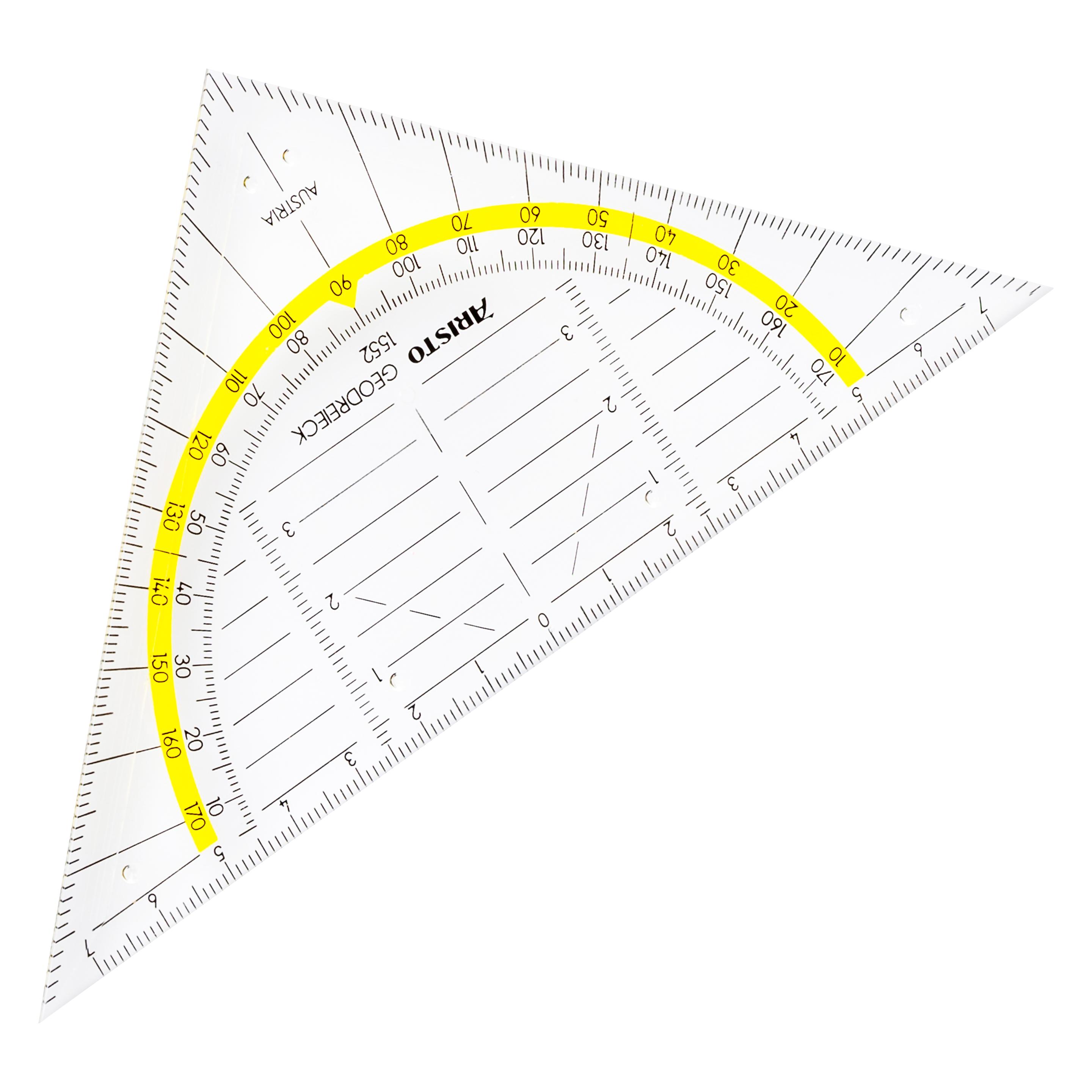 Aristo Geocover 16 cm, basic mit Geodreieck AR1552 (16 cm, Kunststoff) (AR18101B)