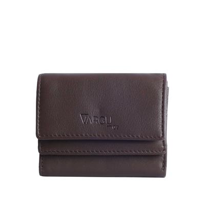 Geldbörse VARGU "MELQUIN 1", Herren, braun, Rindsleder, Kleinlederwaren, LGW zertifiziertes Leder