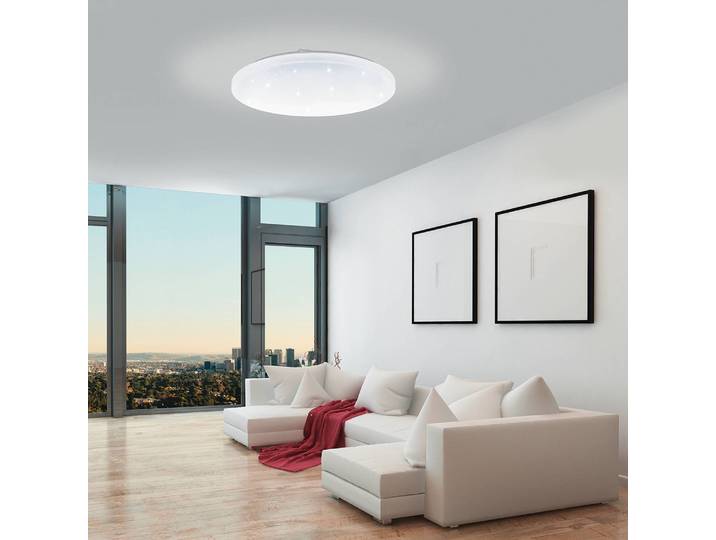 Plafonnier Ø 30cm Blanc PMMA LED non-remplaçables Module LED