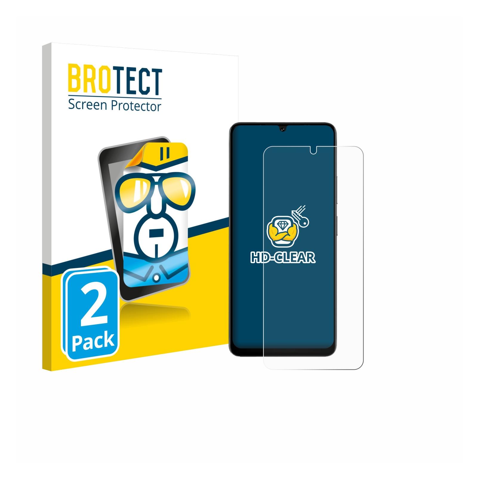 Brotect Schutzfolie Displayschutz Displayschutzfolie Folie Klar Transparent (2 Stk., Doogee S59 Pro) (1859207)