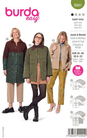 burda Schnitt 5941 "Kastenjacke"