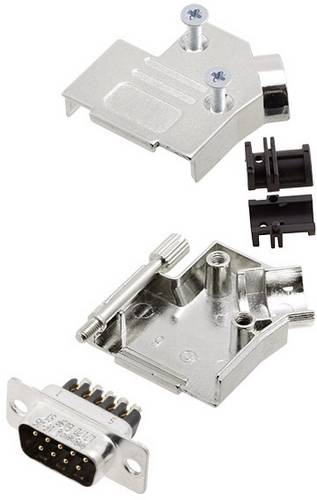 Amphenol L17D45ZK25+L717DB25PST D-SUB Stiftleisten-Set 45° Polzahl: 25 Schrauben 1 Set