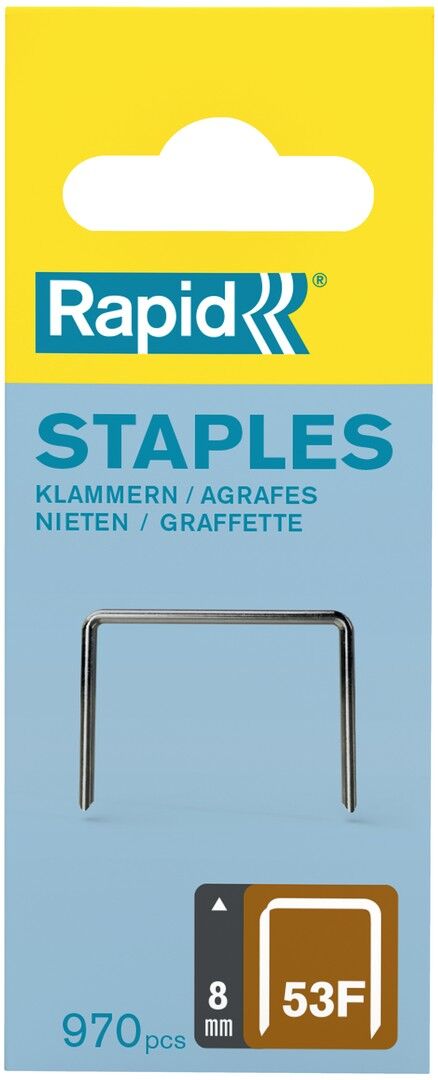 Isaberg Rapid AB Rapid Typ 53F Feindrahtklammer 8 mm