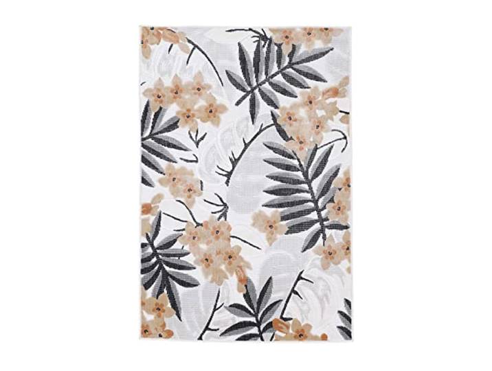 carpetfine In- und Outdoor Teppich Deja Creme 160x230 cm Moderner Teppich Wetterfest für Balkon, Terasse, Garten, Wohn- und Schlafzimmer