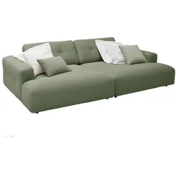KAWOLA Big Sofa MIKA Feincord olivgrün