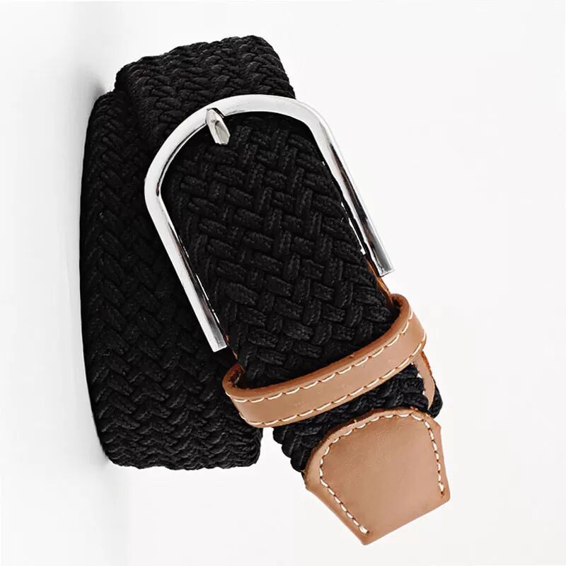 INF Ceinture élastique en sangle - 107 cm Le noir