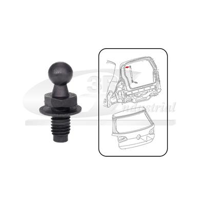 3RG Hecktürschloss 79700 für VW