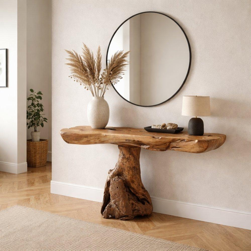 Teak Konsole PRIMITIVO Natural ca. L110cm