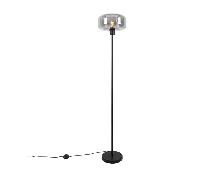 Lampadaire en verre gris