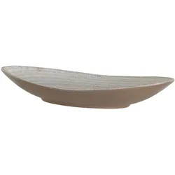 Chic Antique Melamin Tablett Cassis Latte, oval, 24,5 x 13 x 4 cm - Latte