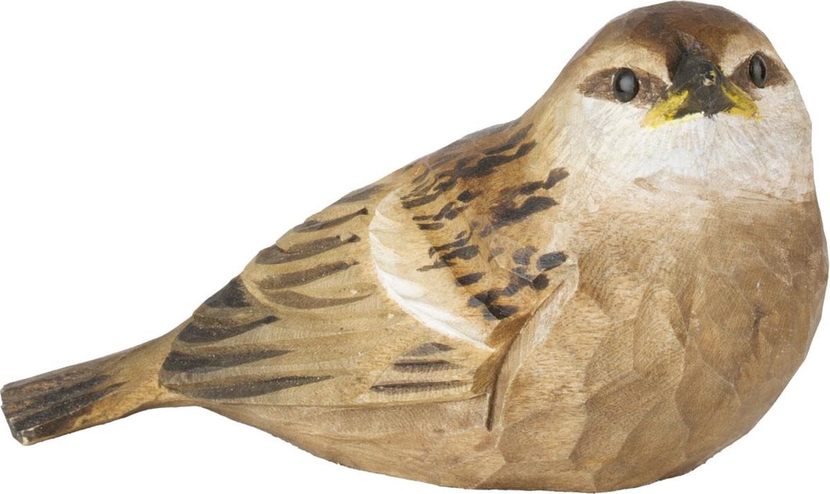 WildLife Garden Houten Vogeldecoratie – Huismus