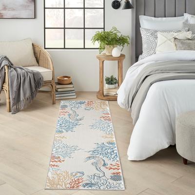 Nourison Pompeii Modern & Contemporary Seashore Inspired Area Rug