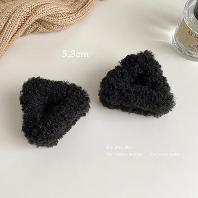 Smart Shopping Spot Plush Cat Ears Hair Clips For Women Sweet, Cute Beige Duck Beak Clip Hairpins For Fashion Girls Headwear black