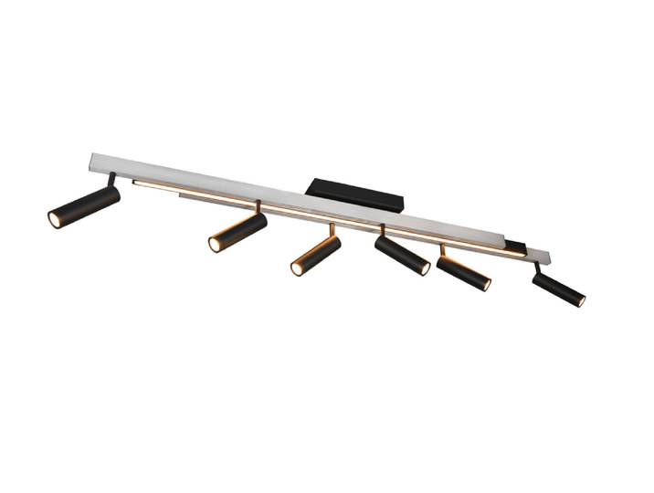 Trio Zeno Deckenleuchte Metall/Aluminium gebürstet LED