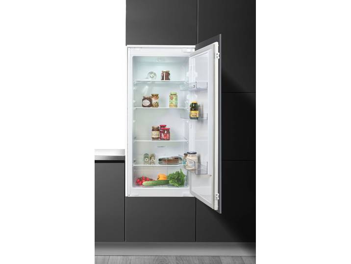BEKO Einbaukühlschrank BLSA210M4SN 7520220026 , Energieeffizienz: E, silber (weiß), Rechtsanschlag, wechselbar, Kühlschränke, Das statische Kühlsystem lässt sich unkompliziert bedienen., Einbaukühlschrank