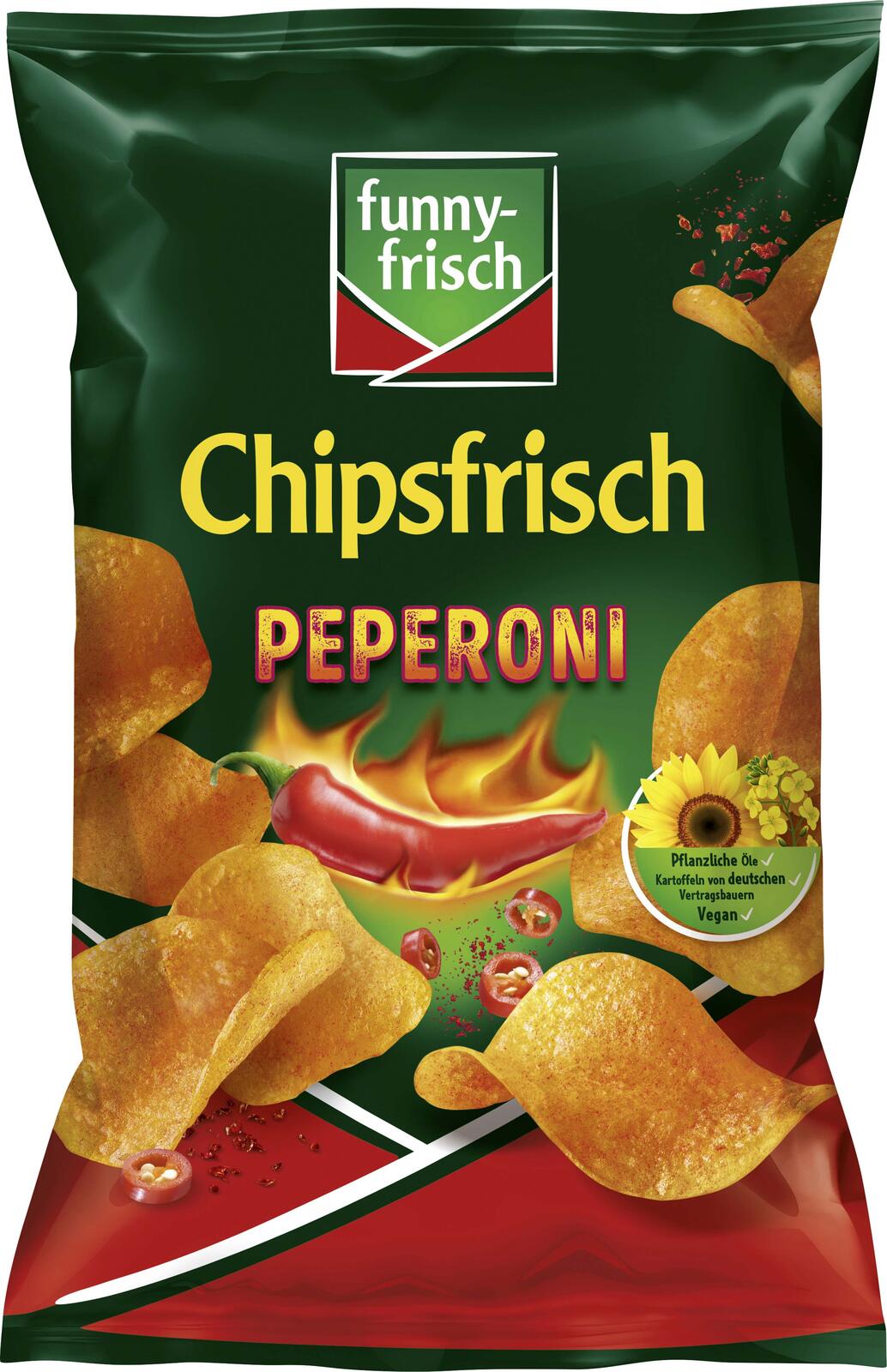 funny-frisch Chipsfrisch Peperoni 150,0 g 11696