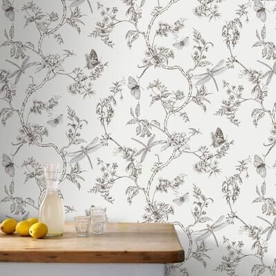 Superfresco Easy Nature Trail White Mica Wallpaper - 20.5 X 396