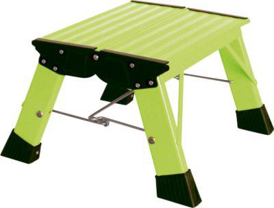 Klapptritt Treppy, 1 Stufe, grün