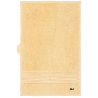 Gästehandtuch LACOSTE "LLECROCO", beige (sesame), B:40cm L:60cm, Frottier, Obermaterial: 100% Baumwolle, Handtücher, mit Label-Applikationen