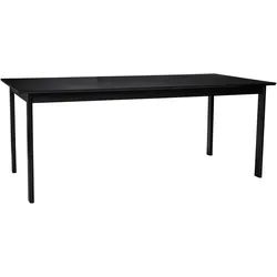 Hübsch, Esstisch, Dapper Esstisch Square Schwarz (195 x 95 x 75 cm)