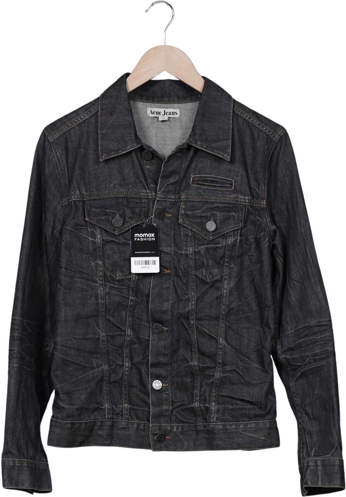 Acne Studios Herren Jacke, Grau, Gr. S, Baumwolle - Second Hand
