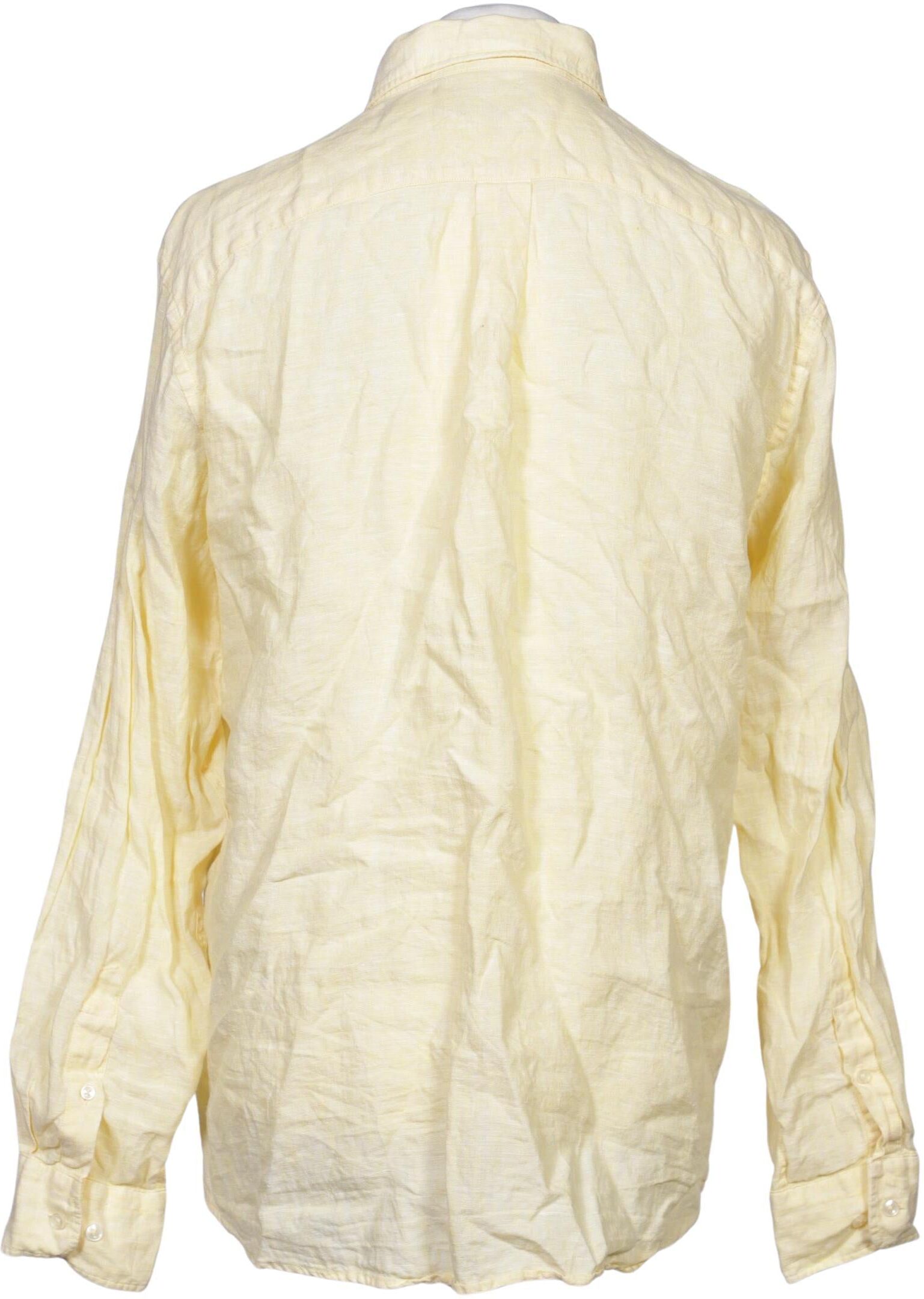 Fynch Hatton Herren Hemd, Gelb, Gr. L, Leder - Second Hand