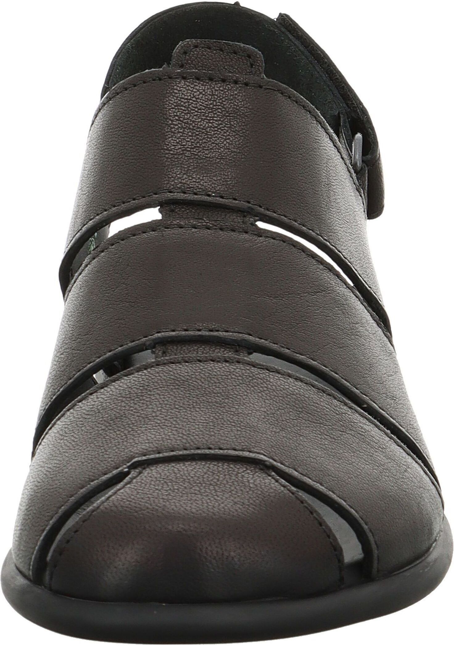 Think! Riemchensandale THINK "Think Sandalen Leder", Damen, Gr. 37, schwarz, Leder, Schuhe Riemchensandale