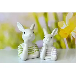 Büste Hase Enzo 24cm grün