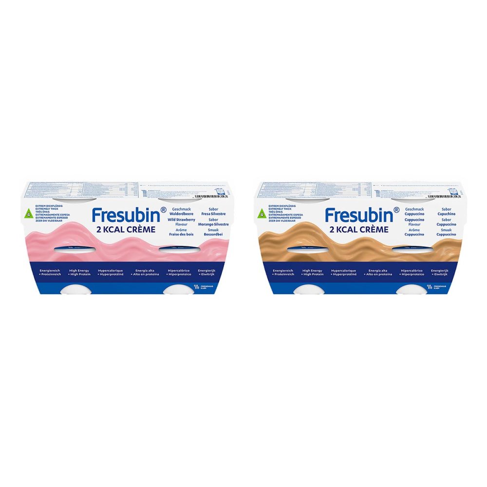 Fresenius Kabi Deutschland GmbH Fresubin 2 Kcal Creme Walderdbeere + Cappuccino Aufbaunahrung 08107236