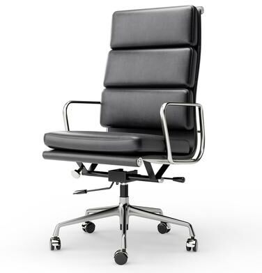 furgle Executive Chair Upholstered Genuine Leather Ergonomic Adjustable Office Chair