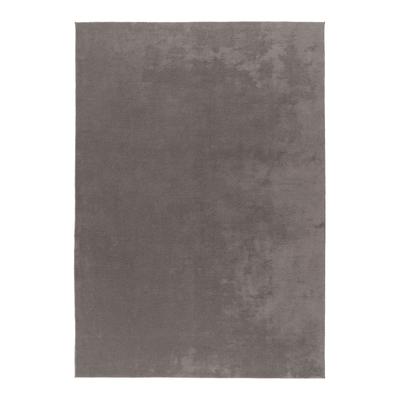 Teppich KAYOOM "Earthquake 225", grau, B:120cm H:14mm L:160cm, Polyester, Teppiche, Teppich, auch als Läufer, dichter uni Kurzflor, Wohnzimmer