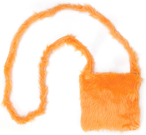buttinette Tasche "Plüsch", orange