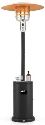 Costway 50000 BTU Propane Patio Heater with Round Table Design-Black