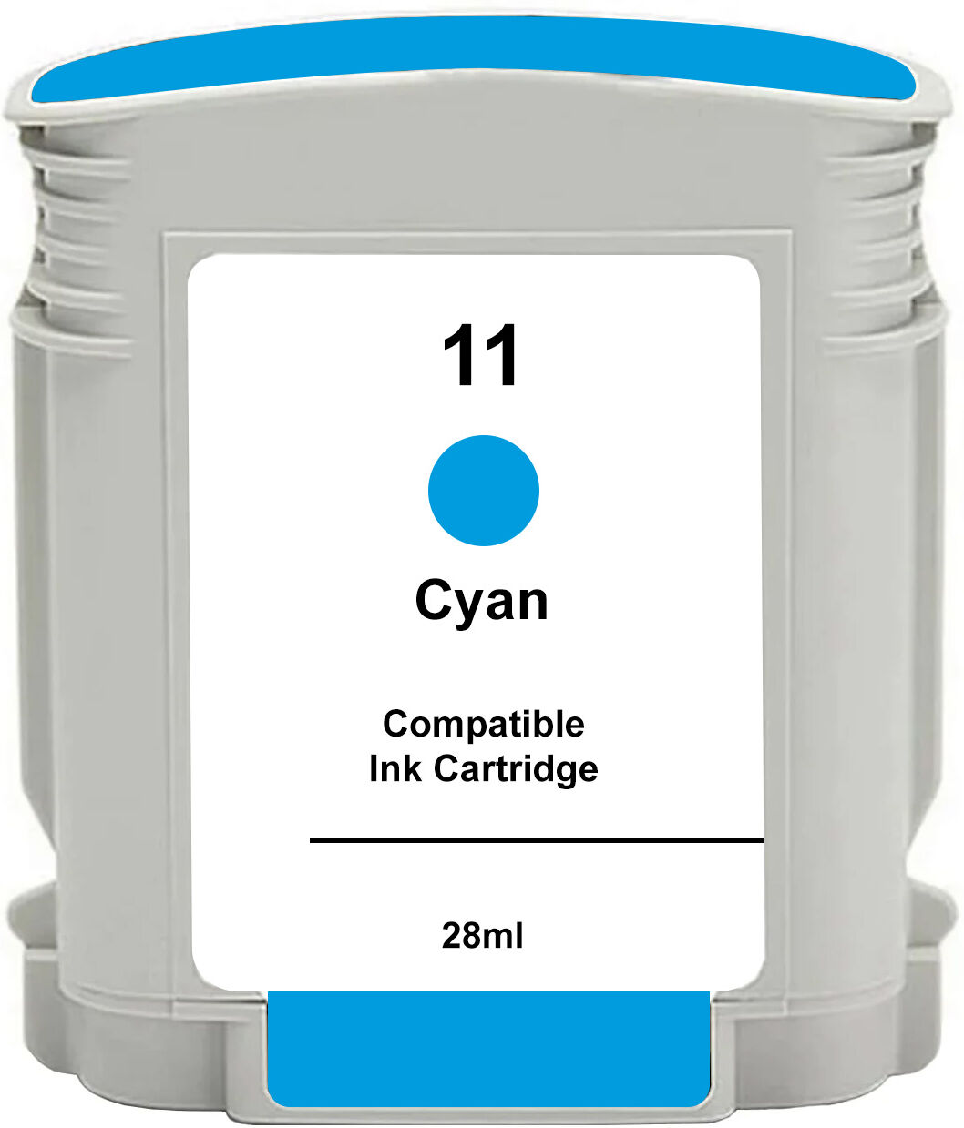 Cartucho de tinta azul HP 11 compatible (C4836A)