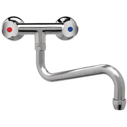 Gastro-Inox HP Duobloc Niedrigwandmodell 25(Ø)mm Wasserhahn 250mm