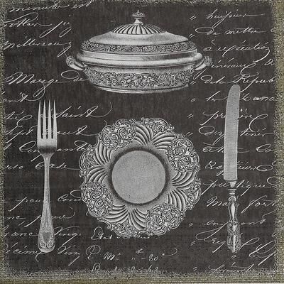 IH Casa Decor 20 Pack Luncheon 3 Ply Napkin Dinner Set Setting - Set of 6