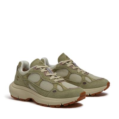 Sneaker TIMBERLAND "HAZEL LANE - LOW LACE SNEAKER", Damen, Gr. 37, Synthetik, grün (ltbeimeshwltgrn), Leder, Synthetik, Schuhe Sneaker