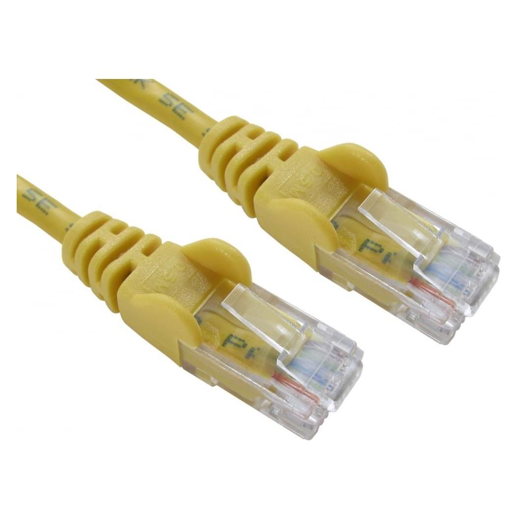 Cables Direct 5m Network 5e Moulded Boot Yellow- (CAT5e, 5 m) (99TRT-605Y)