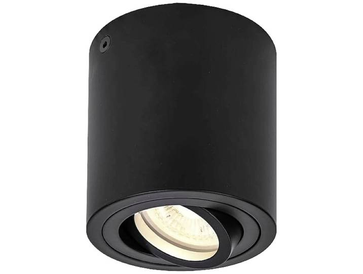 Triledo Single CL spot de plafond rond Ø8\,5 cm noir GU10