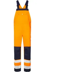 Warnschutz Latzhose "1001 TH" - D104 - orange/marine