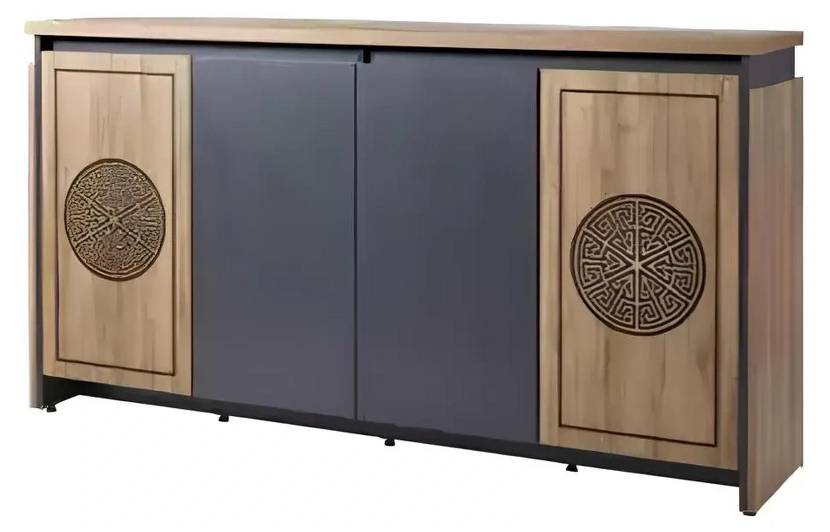 Sideboard Kommode Schrank Braun Anrichte Büromöbel Büro Einrichtung Neu
