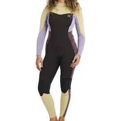 BILLABONG 5/4 SYNERGY BACK ZIP Full Suit 2026 grey violet - M