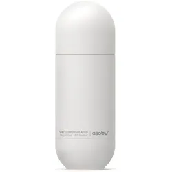 Asobu ORB isolierte Edelstahlflasche mit Trinkbecher - weiß (SBV30 white)
